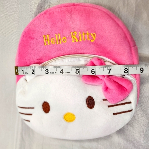 NWT Hello Kitty Soft Plush Mini Backpack Purse - Picture 6 of 8